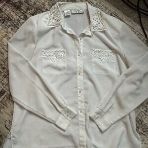 Vintage button up blouse